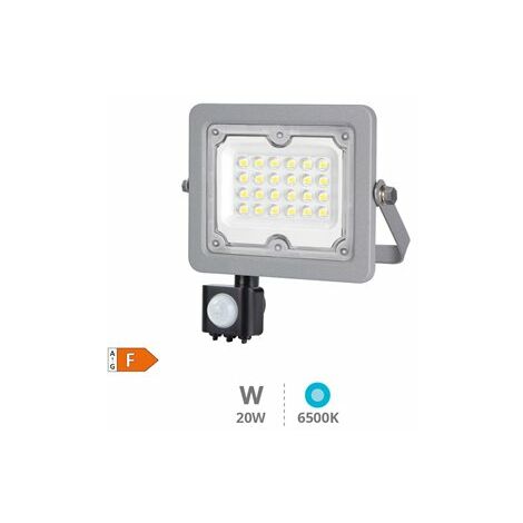 Proyector LED 20W de Exterior Orientable con Sensor de Movimiento Aluminio  4000K 7hSevenOn Outdoor