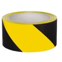 GEKO Banda Cinta Señalización Rollo 7cm x 200 m Amarillo/Negro 200/6