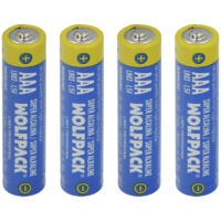 WOLFPACK LINEA PROFESIONAL pila alcalina aaa lr-3 blister 4 piezas