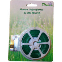 PLUVIA Bobina de alambre plastificado verde para atar 30 m PL-X4B