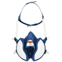 MASCARILLA CON FILTROS INTEGRADOS 4251+ A1P2 3M 7100330125