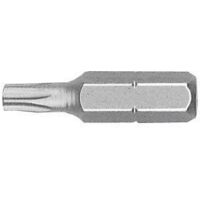 Punta Torx WITTE estándar guía 1/4" corta T25x25 para tornillos de precisión