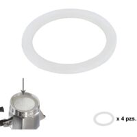Junta Goma Silicona Cafetera Aluminio Classic / Inducción 6 Tazas (4 Unidades)