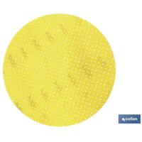Disco de lija microperforado ø225mm G-80 con velcro y alta calidad abrasiva