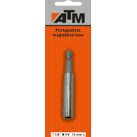ATM Llaves & Vasos 138005-B - Portapuntas magnético de 75 mm inoxidable en blister