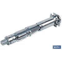 anclaje metálico para materiales huecos máx. 49 mm tornillo m6 x 72 mm ø12 mm caja 100 unid.