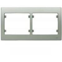 Marco de 2 elementos horizontal ALUMINIO MERCURIO BJC IRIS 18002-MA