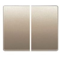Tecla doble interruptor o conmutador bronce niebla BJC Mega 22709-BN