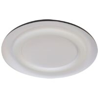 Plafón LED "Jara" (48W 3000K 2650lm) – Blanco/Negro