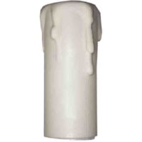 Vela Corta para Portalámparas E14 Blanco Solera 853