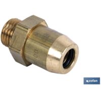 COFAN conector raufoss tubo 3/8-rosca 16x1,5 , Conector macho raufoos tuberías en pulgadas, roscas desde M-10 hasta M-16, y para tubos en pulgadas