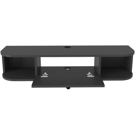 Decorotika Ibarra Floating Wall Mounted TV Cabinet for TVs up to 55 inches - Anthracite