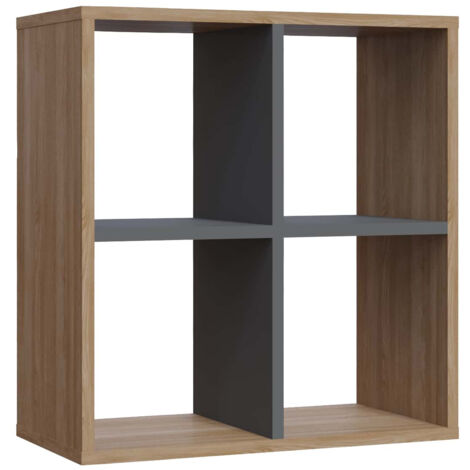Decorotika Hansen Side Table Coffee Table Side End Table - Oak and Anthracite