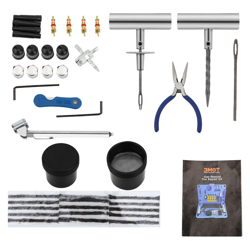 Kit d'outils de réparation de pneus de moto, bouchon de champignon, buse de  sonde, livraison