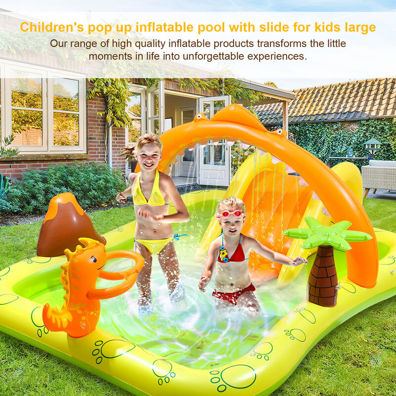 Piscine du centre de jeux Jungle Jungle Toboggan gonflable Intex pour  enfants 246x193x110cm