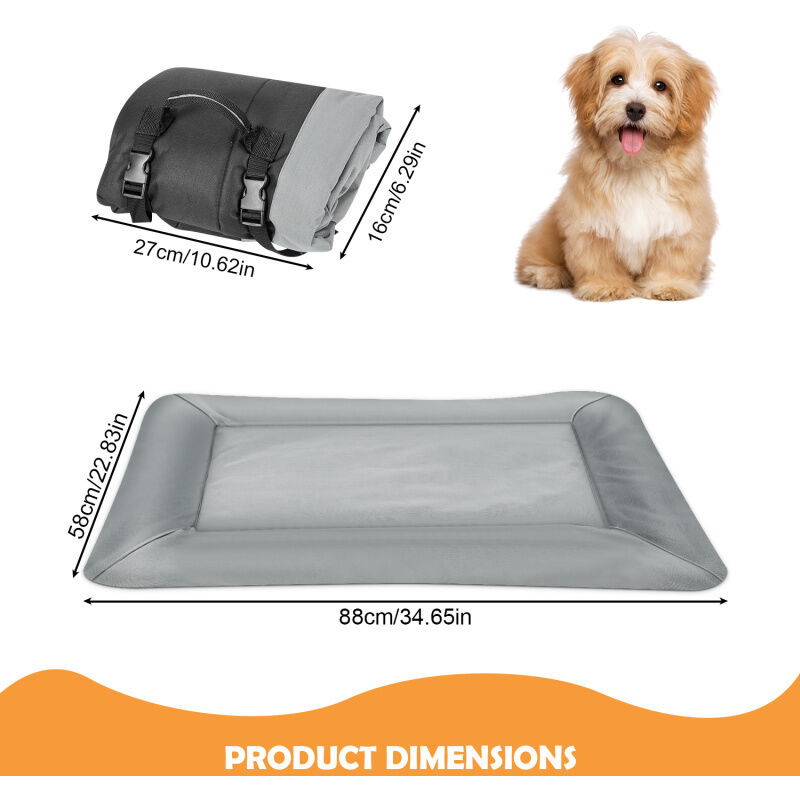 Coussin Pour Chien Réutilisable Et Lavable – Matelas Chaud Douillet Pour L'intérieur, Confort Parfait Pour L'hiver