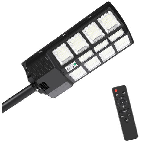 Projecteur LED Exterieur Solaire avec Telecommande