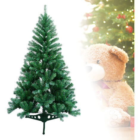 ZALAON Support Arbre Noël 40 Cm Vert | Trépied Métal Stable, Pliable, Pour Sapin 1,2 M à 1,8 M, Pieds Antidérapants