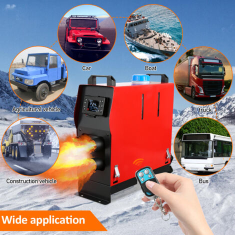 TolleTour 8KW 12V Chauffage Diesel Portable Intégration Réchauffeur D