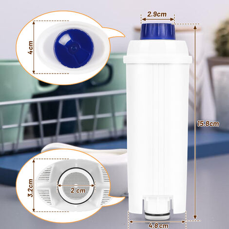 Filtre à Eau Compatible avec Delonghi,10pcs set,Filtre Detartrant Water Filter Compatible avec DeLonghi à café.