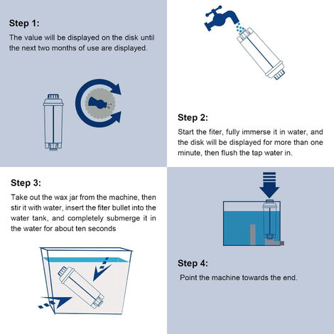 Filtre à Eau Compatible avec Delonghi,10pcs set,Filtre Detartrant Water Filter Compatible avec DeLonghi à café.