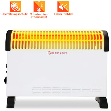 Convecteur électrique 2000W Izrielar - Thermostat Réglable, Télécommande, App Mobile, Mural Ou Sur Pieds, économique - 6