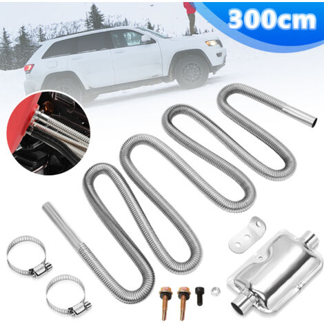 Tuyau échappement 120 Cm Tuyau D'échappement Pour Générateur D'électricité, 120 Cm En Acier Inoxydable Pour Voiture Et Silencieux Avec Deux Pinces En Acier Inoxydable Pour Chauffage Diesel Silencieux Voiture Tuyau échappement 120 Cm Tuyau D'échappement Pour Générateur D'électricité, 120 Cm En Acier Inoxydable Pour Voiture Et Silencieux Avec Deux Pinces En Acier Inoxydable Pour Chauffage Diesel Silencieux Voiture