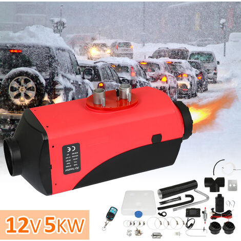 12V 2KW Chauffage Diesel - VEVOR - Chauffage d'Air Heater LCD avec