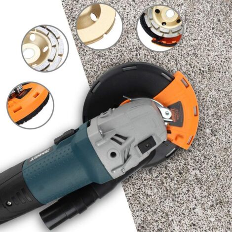 Aspirateur Poussière Pour Meuleuse 125 Mm TANBURO - Avec Couronne Brosse - Neuf