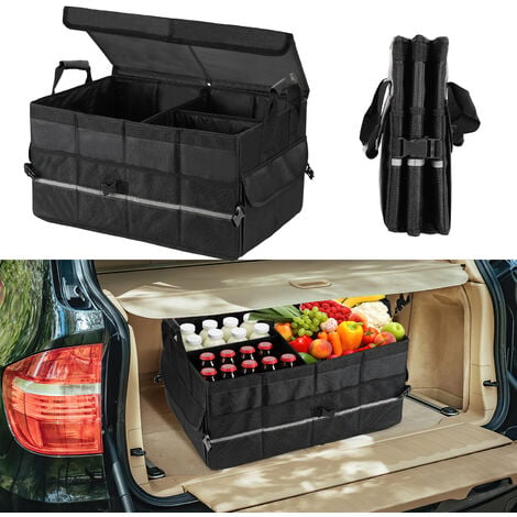 RANGEMENT PRATIQUE POUR COFFRE VOITURE - Gris  Bag storage, Car trunk  organization, Trunk organization