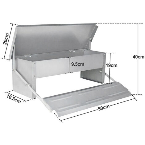 Mangeoire Automatique de Volaille Safeed Capacité 12 kg