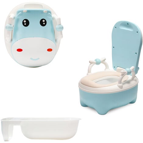 Hengda Pot bébé, Pot d'entraînement séparé pour Tout-Petits Toilettes pour  Enfants Double Conception antidérapante