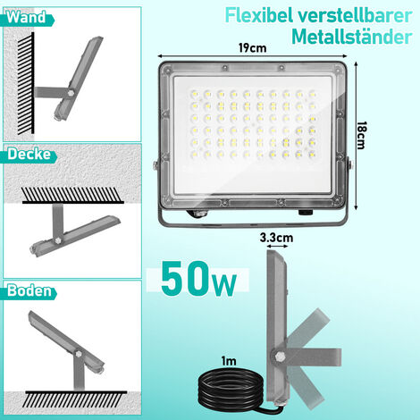 SWANEW Projecteur LED d'extérieur Spot LED Extérieur pour Jardin