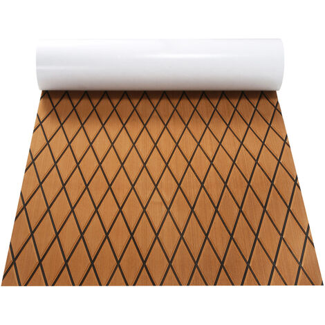 Tapis De Sol EVA Pour Bateau, Aspect Teck, Compatible Yamaha 242 (2016), Confort Et Antidérapant