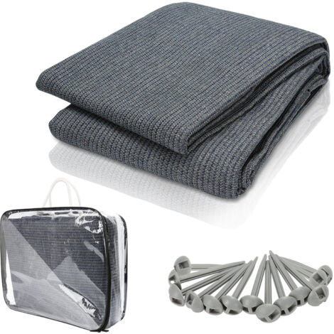 4.1x4.1m Grand Tapis de Tente de Camping Polyvalente Etanche Bâches de Sol Ultralight Tente Empreinte Tarp pour Hamac Pique-Nique Randonnée Trekking