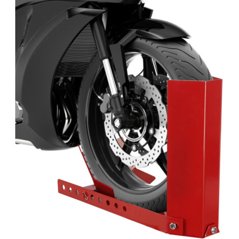 Support De Moto XPOtool/WilTec - Béquille Avant, Lève-roue Pour Transport Ou Atelier, Neuf, Référence 64195