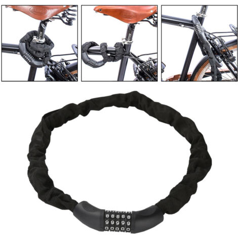Serrure - barillet,Serrure de vélo antivol, combinaison de Code à 4