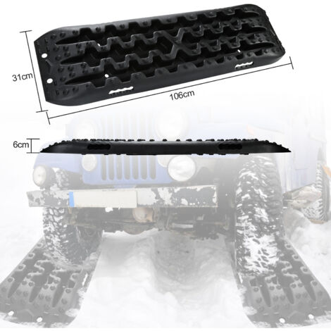 YUENFONG 2x Traction Neige Pour Voitures Tapis De Traction