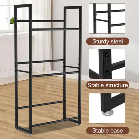 SWANEW 71x30x140cm Étagère à caisses de boissons Étagère à bière Rack à boissons Étagère pour Caisses de Boissons
