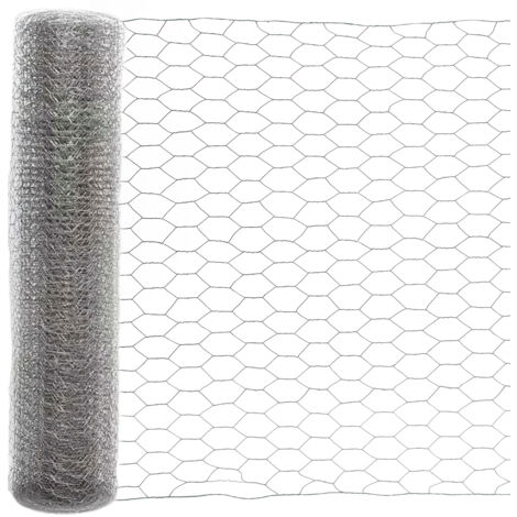 KARAT Grillage à Poule Vert Maille 13 Mm - Hauteur 100 Cm X 25 M - Clôture Poulailler Jardin Volière