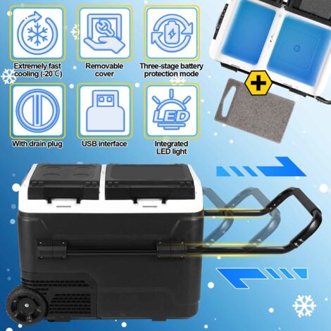 Réfrigérateur Portable électrique Voiture 12V - Mini Congélateur Pour Camping, Voyage