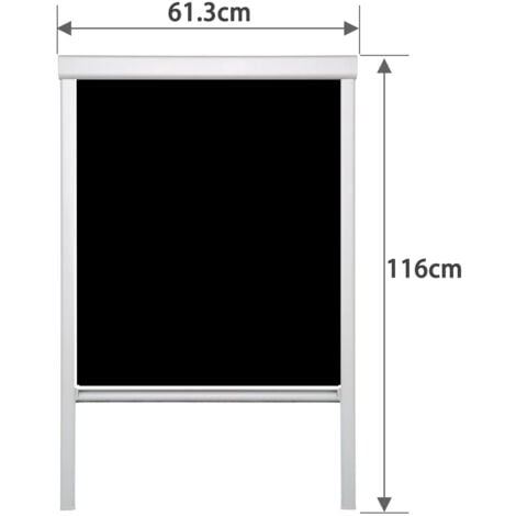 EINFEBEN Store occultant, store pour fenêtre de toit, adapté au Velux M08, store fixe/obscurcissant pour toit