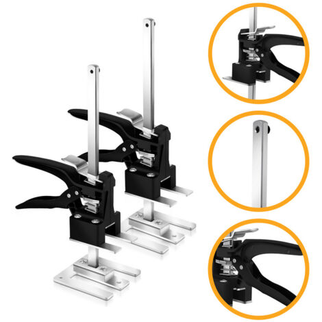 Supports De Cric D'Armoire - Outil De Levage Télescopique 50-115 Cm (Lot De 2)