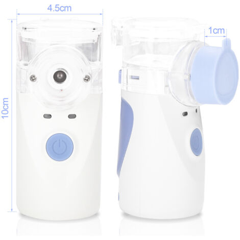 Nébuliseur Portable Inhalateur aérosol Silencieux avec Embout Buccal et