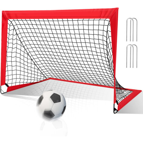 VidaXL Filet De But De Football Avec Cible 120x80x80 Cm Polyester