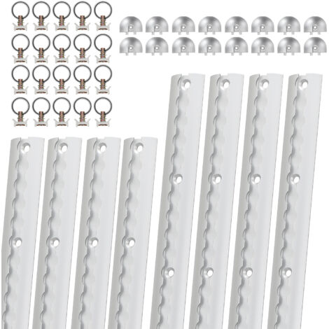 10 Plaques D’arrimage En Aluminium Pour Rail Aérien - Accessoires Camion, VTT, Moto, Motoneige