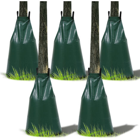 TerCasa Sac D’Arrosage 75 L – Arrosage Lent 8-11h Pour Arbres & Jeunes Plants – PVC Robuste Avec Zip