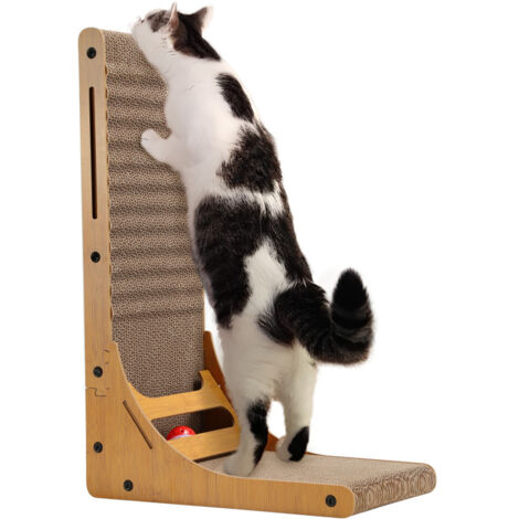 Griffoir Pour Chat Avec Jouet - Sisal Robuste - Protection Meubles - Arbre à Chat Intérieur - 10