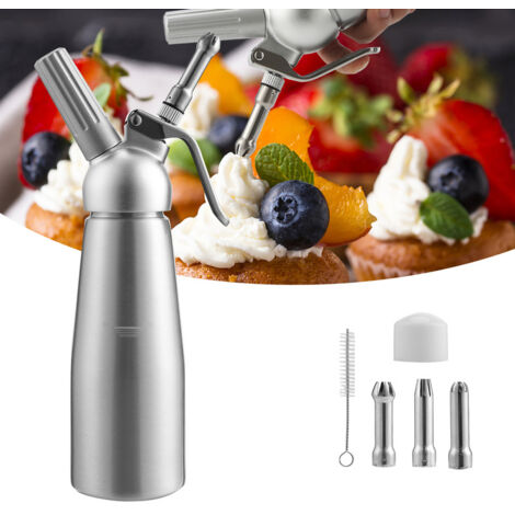 Siphon à Chantilly 500ml Talifoca – Pour Décorer Gâteaux Et Desserts – Neuf Dans Son Emballage