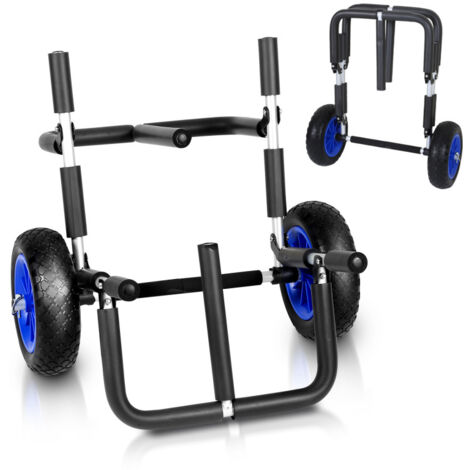 Chariot De Transport Pliable Pour Planche SUP/paddle - Cadre Aluminium, Rembourré, Max 80kg, Pliable, 59x42x54 Cm